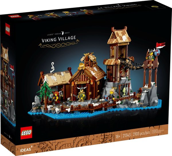 LEGO® IDEAS 21343 Viking Village - Brand New & Sealed Box -