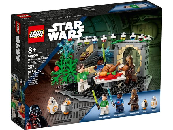 LEGO® STAR WARS™ 40658 Millennium Falcon™ Holiday Diorama - Brand New & Sealed Box -