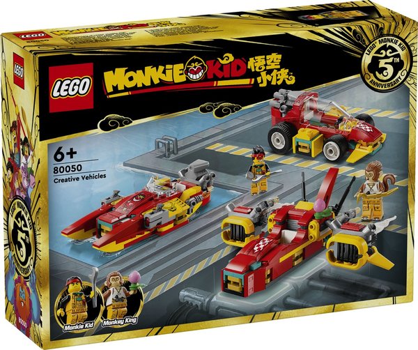 LEGO® Monkie Kid 80050 Kreative Fahrzeuge - NEU & OVP -